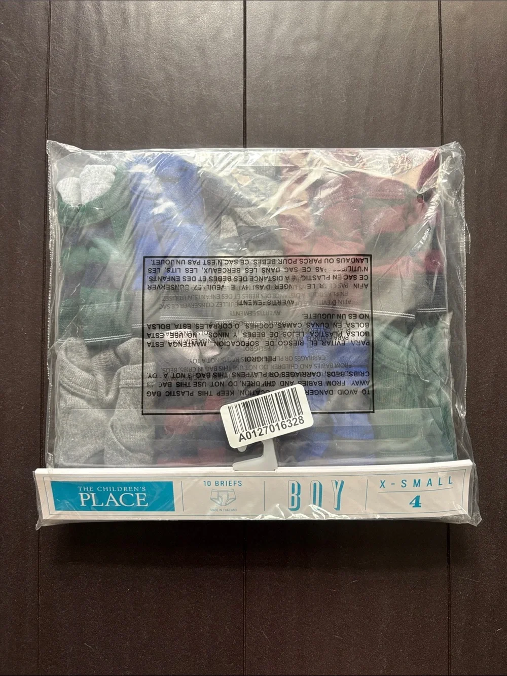 The Children's Place Boys' Briefs Pack - Gray, Green, Blue